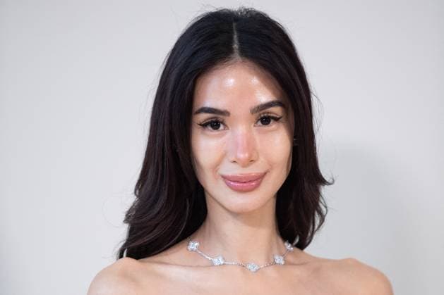 PFW Georges Hobeika Front Row AM Heart Evangelista attending the Georges Hobeika Haute Couture Fall Winter 2025 2026 show as part of Paris Fashion Week in Paris, France on July 07, 2025. Photo by Aurore Marechal ABACAPRESS.COM Paris France  Copyright: xMarechalxAurore ABACAx