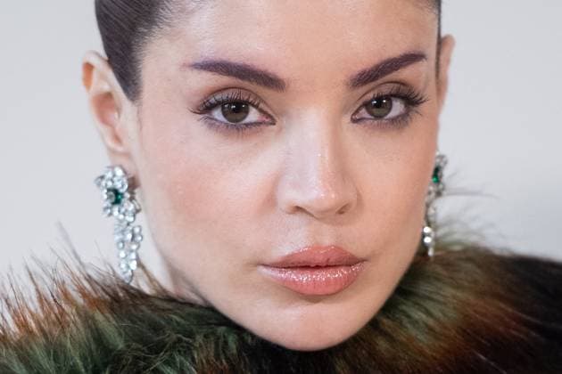 PFW Georges Hobeika Front Row AM Gessica Kayane aka. GKAY attending the Georges Hobeika Haute Couture Fall Winter 2025 2026 show as part of Paris Fashion Week in Paris, France on July 07, 2025. Photo by Aurore Marechal ABACAPRESS.COM Paris France  Copyright: xMarechalxAurore ABACAx