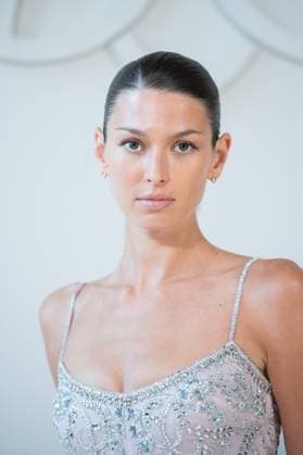 PFW Georges Hobeika Front Row AM Danielle Copperman Sersoub attending the Georges Hobeika Haute Couture Fall Winter 2025 2026 show as part of Paris Fashion Week in Paris, France on July 07, 2025. Photo by Aurore Marechal ABACAPRESS.COM Paris France  Copyright: xMarechalxAurore ABACAx