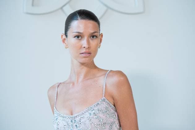 PFW Georges Hobeika Front Row AM Danielle Copperman Sersoub attending the Georges Hobeika Haute Couture Fall Winter 2025 2026 show as part of Paris Fashion Week in Paris, France on July 07, 2025. Photo by Aurore Marechal ABACAPRESS.COM Paris France  Copyright: xMarechalxAurore ABACAx