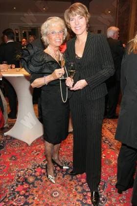 CHARLOTTE FEINDT and BETTINA BOETTINGER at Gala 115 Petersberg 15 Years guesthouse of the federation, Koenigswinter, Germany WENN 332579.jpg
