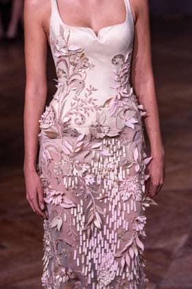 PFW - Georges Hobeika Runway A model walks the runway at the Georges Hobeika Haute Couture Fall Winter 2025-2026 show, as part of Paris Fashion Week in Paris, France on July 7, 2025. Photo by Ammar Abd Rabbo ABACAPRESS.COM Paris France  Copyright: xAbdxRabboxAmmar ABACAx