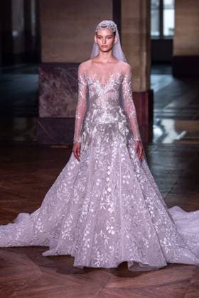 PFW - Georges Hobeika Runway A model walks the runway at the Georges Hobeika Haute Couture Fall Winter 2025-2026 show, as part of Paris Fashion Week in Paris, France on July 7, 2025. Photo by Ammar Abd Rabbo ABACAPRESS.COM Paris France  Copyright: xAbdxRabboxAmmar ABACAx