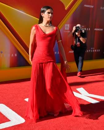 Cast member Sara Sampaio attends the premiere of the sci-fi motion picture Superman at the TCL Chinese Theatre in the Hollywood section of Los Angeles on Monday, July 7, 2025. Storyline: Superman must reconciles his alien Kryptonian heritage with his human upbringing as reporter Clark Kent. As the embodiment of truth, justice and the human way he soon finds himself in a world that views these as old-fashioned. Superman must reconcile his alien Kryptonian heritage with his human upbringing as reporter Clark Kent. As the embodiment of truth, justice and the human way he soon finds himself in a world that views these as old-fashioned.  LAP2025070731 JIMxRUYMEN