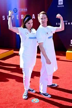 Stephanie Courtney and Jim Cashman at the world premiere of the movie Superman at the TCL Chinese Theatre Los Angeles, 07 07 2025 Foto:xD.xStarbuckx xFuturexImagex superman_la_5788