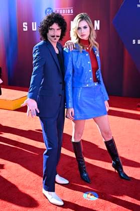 Eric Nally and Lou Lou Safran at the world premiere of the movie Superman at the TCL Chinese Theatre Los Angeles, 07 07 2025 Foto:xD.xStarbuckx xFuturexImagex superman_la_5831