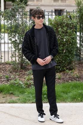 PFW Chanel Outside Arrivals NB Hio Miyazawa arriving at the Chanel show as part of Haute Couture Fashion Week on July 08, 2025 in Paris, France. Photo by Nasser Berzane ABACAPRESS.COM Paris France  Copyright: xBerzanexNasser ABACAx
