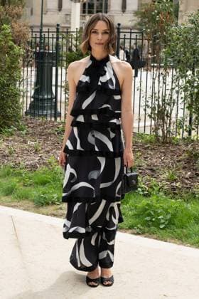 PFW - Chanel Outside Arrivals Keira Knightley attends the Chanel Haute Couture Fall Winter 2025 2026 show as part of Paris Fashion Week on July 08, 2025 in Paris, France. Photo by ABACAPRESS.COM Paris France  Copyright: xABACAx