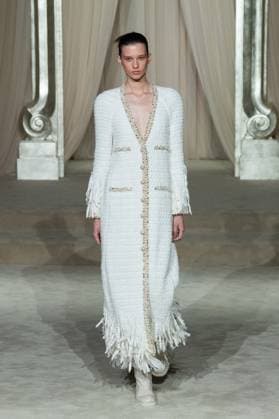 PFW Chanel Runway AM A model walks the runway during the Chanel Haute Couture Fall Winter 2025 2026 show as part of Paris Fashion Week in Paris, France on July 08, 2025. Photo by Aurore Marechal ABACAPRESS.COM Paris France  Copyright: xMarechalxAurore ABACAx