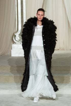 PFW Chanel Runway AM A model walks the runway during the Chanel Haute Couture Fall Winter 2025 2026 show as part of Paris Fashion Week in Paris, France on July 08, 2025. Photo by Aurore Marechal ABACAPRESS.COM Paris France  Copyright: xMarechalxAurore ABACAx