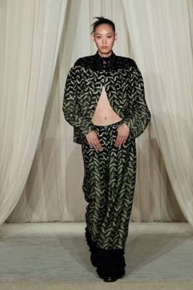 PFW Chanel Runway AM A model walks the runway during the Chanel Haute Couture Fall Winter 2025 2026 show as part of Paris Fashion Week in Paris, France on July 08, 2025. Photo by Aurore Marechal ABACAPRESS.COM Paris France  Copyright: xMarechalxAurore ABACAx