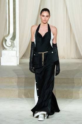 PFW Chanel Runway AM A model walks the runway during the Chanel Haute Couture Fall Winter 2025 2026 show as part of Paris Fashion Week in Paris, France on July 08, 2025. Photo by Aurore Marechal ABACAPRESS.COM Paris France  Copyright: xMarechalxAurore ABACAx