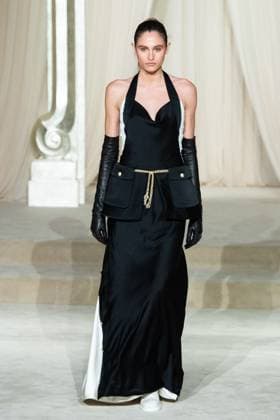 PFW Chanel Runway AM A model walks the runway during the Chanel Haute Couture Fall Winter 2025 2026 show as part of Paris Fashion Week in Paris, France on July 08, 2025. Photo by Aurore Marechal ABACAPRESS.COM Paris France  Copyright: xMarechalxAurore ABACAx