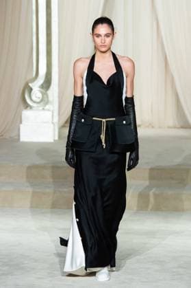 PFW Chanel Runway AM A model walks the runway during the Chanel Haute Couture Fall Winter 2025 2026 show as part of Paris Fashion Week in Paris, France on July 08, 2025. Photo by Aurore Marechal ABACAPRESS.COM Paris France  Copyright: xMarechalxAurore ABACAx