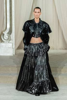 PFW Chanel Runway AM A model walks the runway during the Chanel Haute Couture Fall Winter 2025 2026 show as part of Paris Fashion Week in Paris, France on July 08, 2025. Photo by Aurore Marechal ABACAPRESS.COM Paris France  Copyright: xMarechalxAurore ABACAx