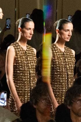 PFW Chanel Runway AM A model walks the runway during the Chanel Haute Couture Fall Winter 2025 2026 show as part of Paris Fashion Week in Paris, France on July 08, 2025. Photo by Aurore Marechal ABACAPRESS.COM Paris France  Copyright: xMarechalxAurore ABACAx
