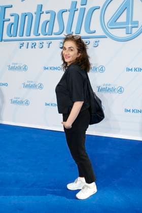 Ilknur Boyraz at The Fantastic Four First Steps movie premiere and fan event on 8 07 2025 at the Center am Potsdamer Platz in Berlin The Fantastic Four movie premiere in Berlin
