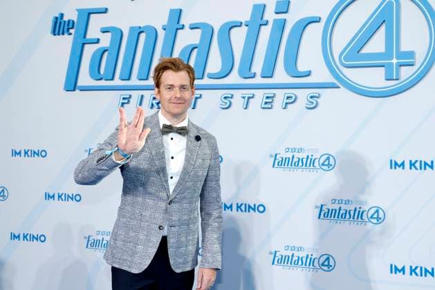 Johannes Heinrichs at The Fantastic Four First Steps movie premiere and fan event on 8 07 2025 at the Center am Potsdamer Platz in Berlin The Fantastic Four movie premiere in Berlin