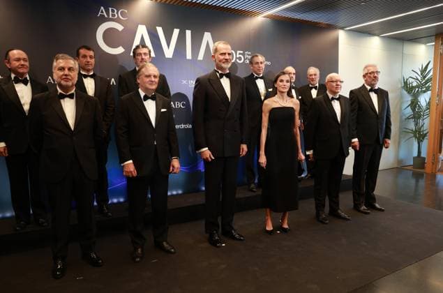 The King and Queen of Spain preside over the presentation of the 105th edition of the ABC Mariano de Cavia, Luca de Tena and Mingote Journalism Awards King Felipe and Queen Letizia attend the presentation of the ABC Mariano de Cavia, Luca de Tena and Mingote Journalism Awards, on July 8, 2025, in Madrid Spain In this edition of the ABC Journalism Awards, Mariano de Cavia to Jorge Fernández Díaz, Luca de Tena to Carlos Alsina and Mingote to Txema Rodríguez PERIODISM AWARDS GENTE José Madrid Madrid Spain  Copyright: xJosÃ xRuizx 6847294