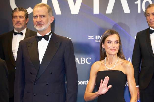 08-07-2025 Madrid Queen Letizia and King Felipe attend the 105th edition of the Mariano de Cavia, Luca de Tena and Mingote ABC journalism awards in Madrid. No Spain Â  Copyright: xPPEx