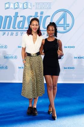 Fan Event The Fantastic 4 First Steps Pauline Afaja and Lourdes Tesfaghergis at the fan event for the theatrical release of The Fantastic 4 First Steps at Das Center ehem Sony Center on 08 07 2025 in Berlin Copyright: xEventpressxKochanx