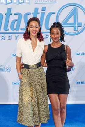 Fan Event The Fantastic 4 First Steps Pauline Afaja and Lourdes Tesfaghergis at the fan event for the theatrical release of The Fantastic 4 First Steps at Das Center ehem Sony Center on 08 07 2025 in Berlin Copyright: xEventpressxKochanx