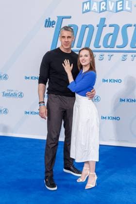 Fan Event The Fantastic 4 First Steps Mike Mangelsdorff and Nadja Gallera at the fan event for the theatrical release of The Fantastic 4 First Steps at Das Center ehem Sony Center on 08 07 2025 in Berlin Copyright: xEventpressxKochanx