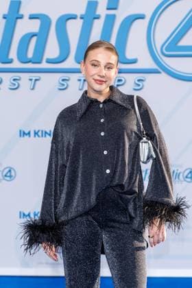 Fan Event The Fantastic 4 First Steps Paula Senfkorn at the fan event for the theatrical release of The Fantastic 4 First Steps at Das Center ehem Sony Center on 08 07 2025 in Berlin Copyright: xEventpressxKochanx