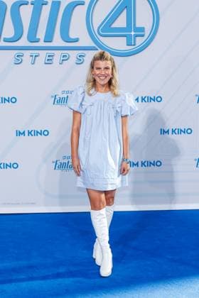 Fan Event The Fantastic 4 First Steps Coco Kleinstadt at the fan event for the theatrical release of The Fantastic 4 First Steps at Das Center ehem Sony Center on 08 07 2025 in Berlin Copyright: xEventpressxKochanx