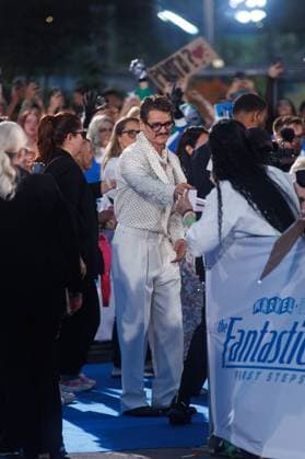 Fan Event The Fantastic 4 First Steps Pedro Pascal at the fan event for the theatrical release of The Fantastic 4 First Steps at Das Center ehem Sony Center on 08 07 2025 in Berlin Copyright: xEventpressxKochanx