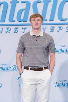 Fan Event The Fantastic 4 First Steps Liam Carpenter at the fan event for the theatrical release of The Fantastic 4 First Steps at Das Center ehem Sony Center on 08 07 2025 in Berlin Copyright: xEventpressxKochanx