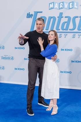 Fan Event The Fantastic 4 First Steps Mike Mangelsdorff and Nadja Gallera at the fan event for the theatrical release of The Fantastic 4 First Steps at Das Center ehem Sony Center on 08 07 2025 in Berlin Copyright: xEventpressxKochanx