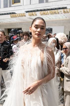 PFW - Stephane Rolland Outside Arrivals Pia Wurtzbach attends the Stephane Rolland Haute Couture Fall Winter 2025 2026 show as part of Paris Fashion Week on July 08, 2025 in Paris, France. Photo by Laurent Zabulon ABACAPRESS.COM Paris France  Copyright: xZabulonxLaurent ABACAx