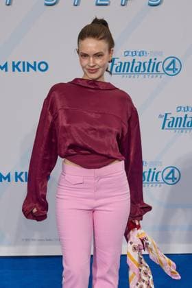 Sarah Foxx Fan Event THE FANTASTIC FOUR FIRST STEPS at the Center in Berlin on 08 07 2025 Fan Event The Fantastic Four
