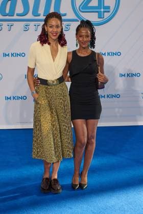 Pauline Afaja and Lourdes Tesfaghergis Fan Event THE FANTASTIC FOUR FIRST STEPS at the Center in Berlin on 08 07 2025 Fan Event The Fantastic Four