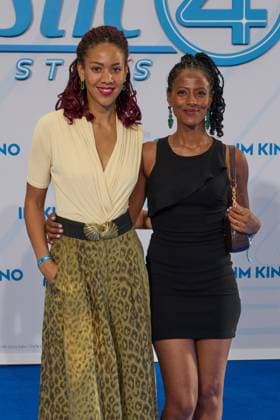 Pauline Afaja and Lourdes Tesfaghergis Fan Event THE FANTASTIC FOUR FIRST STEPS at the Center in Berlin on 08 07 2025 Fan Event The Fantastic Four