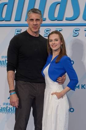 Mike Gallera and Nadja Gallera Fan Event THE FANTASTIC FOUR FIRST STEPS at the Center in Berlin on 08 07 2025 Fan Event The Fantastic Four