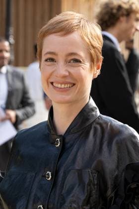 PFW - Chanel Outside Arrivals Leonie Benesch attends the Chanel Haute Couture Fall Winter 2025 2026 show as part of Paris Fashion Week on July 08, 2025 in Paris, France. Photo by Laurent Zabulon ABACAPRESS.COM Paris France  Copyright: xZabulonxLaurent ABACAx