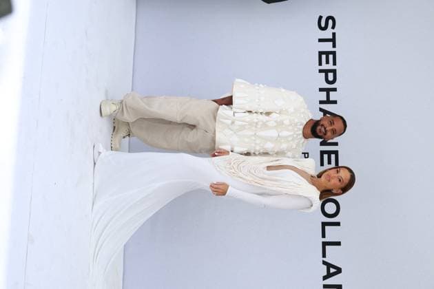 Slimane et Vitaa Arrivals at the Stéphane Rolland Fall Winter 2025 2026 Haute Couture Collection show during Paris Fashion Week PFW on July 8, 2025 Denis Guignebourg Bestimage Arrivals at the Stéphane Rolland Fall Winter 2025 2026 Haute Couture Collection show during Paris Fashion Week PFW on July 8, 2025 Paris France  Copyright: xDenisxGuignebourgx xBestimagexDenisxGuignebourgx xBestimagex