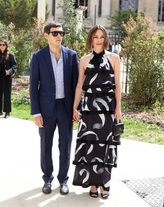 Chanel Outside Arrivals - Paris Fashion Week - Haute Couture Fall Winter 2025 2026 James Righton and Keira Knightley attend the Chanel Haute Couture Fall Winter 2025 2026 show as part of Paris Fashion Week on July 08, 2025 in Paris, France.  Copyright: xDFYx
