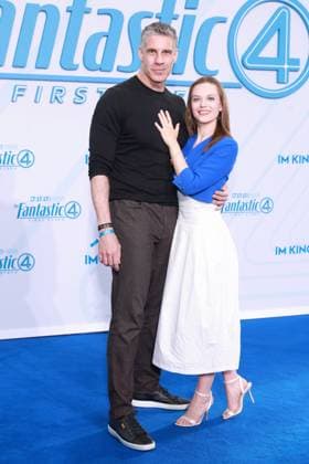 08 07 2025 , Nadja Gallera with boyfriend Mike at the premiere of The Fantastic Four First Steps, Das Center am Potsdamer Platz, Berlin, Berlin