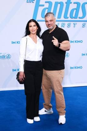 08 07 2025 , Imad and Samia Mardnli at the premiere of The Fantastic Four First Steps, Das Center am Potsdamer Platz, Berlin, Berlin