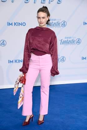 Sarah Foxx at the fan event for the movie The Fantastic Four First Steps at Das Center Berlin, 08 07 2025 Foto:xN.xKubelkax xFuturexImagex fantastic_5761