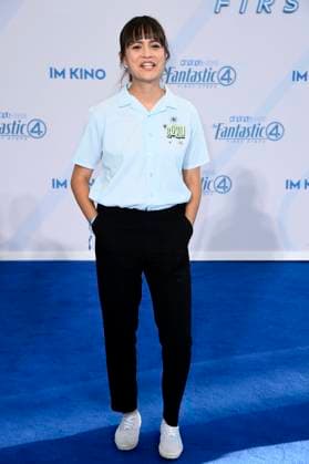 Claire Oelkers at the fan event for the movie The Fantastic Four First Steps at Das Center Berlin, 08 07 2025 Foto:xN.xKubelkax xFuturexImagex fantastic_5787