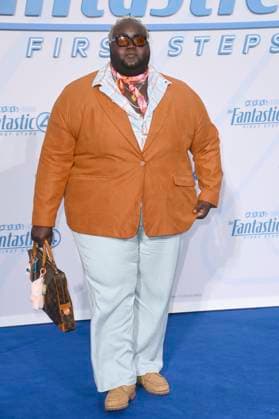 Richmond Rockson at the fan event for the movie The Fantastic Four First Steps at Das Center Berlin, 08 07 2025 Foto:xN.xKubelkax xFuturexImagex fantastic_5809