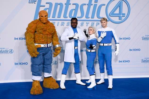 The Fantastic Four Cosplayer at the fan event for the movie The Fantastic Four First Steps at Das Center Berlin, 08 07 2025 Foto:xN.xKubelkax xFuturexImagex fantastic_5811