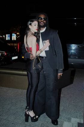 Milla Lapidus and her partner Damso leaving Yves Saint Laurents Le vestiaire des parfums dinner in Paris during Fashion Week on 8 July 2025 Jack Bussat Bestimage Yves Saint Laurent s Le vestiaire des parfums dinner in Paris during Fashion Week on 8 July 2025 Paris France  Copyright: xJackxBussatx xBestimagexJackxBussatx xBestimagex