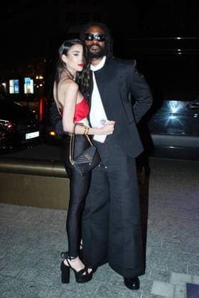Milla Lapidus and her partner Damso leaving Yves Saint Laurents Le vestiaire des parfums dinner in Paris during Fashion Week on 8 July 2025 Jack Bussat Bestimage Yves Saint Laurent s Le vestiaire des parfums dinner in Paris during Fashion Week on 8 July 2025 Paris France  Copyright: xJackxBussatx xBestimagexJackxBussatx xBestimagex