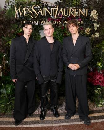 Jacob Rott, Luis Freitag and Bene Schulz attend Le Vestiaire des Parfums Yves Saint Laurent dinner on July 08, 2025 in Paris, France Photocall for Yves Saint Laurent s Le vestiaire des parfums evening in Paris during fashion week on 8 July 2025 Saint Laurent via Bestimage Photocall for Yves Saint Laurent s Le vestiaire des parfums evening in Paris during fashion week on 8 July 2025 Paris France  Copyright: xYvesxSaintxLaurentxviaxBestimagexYvesxSaintxLaurentxviaxBestimagex