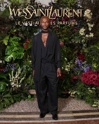 Sadiq Adeshina attends Le Vestiaire des Parfums Yves Saint Laurent dinner on July 08, 2025 in Paris, France Photocall for Yves Saint Laurent s Le vestiaire des parfums evening in Paris during fashion week on 8 July 2025 Saint Laurent via Bestimage Photocall for Yves Saint Laurent s Le vestiaire des parfums evening in Paris during fashion week on 8 July 2025 Paris France  Copyright: xYvesxSaintxLaurentxviaxBestimagexYvesxSaintxLaurentxviaxBestimagex